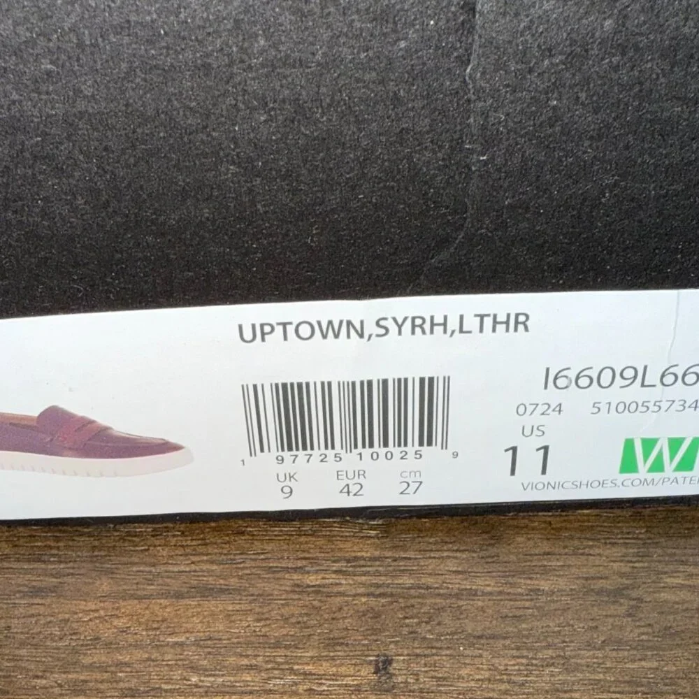 NIB Vionic Uptown Penny Loafer Syrah Sz. 11 - Picture 7 of 7